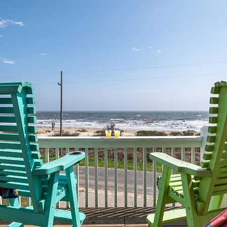 Beachfront*Spectacular View*4 Bd*Sleeps 14 Bolivar Peninsula المظهر الخارجي الصورة