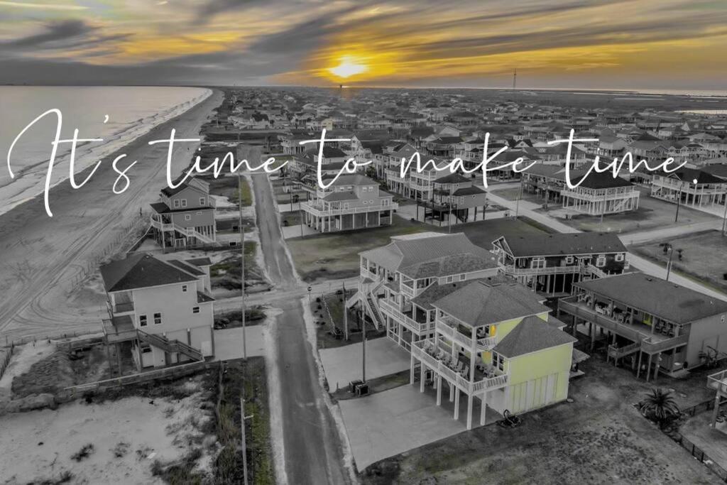 Beachfront*Spectacular View*4 Bd*Sleeps 14 Bolivar Peninsula المظهر الخارجي الصورة